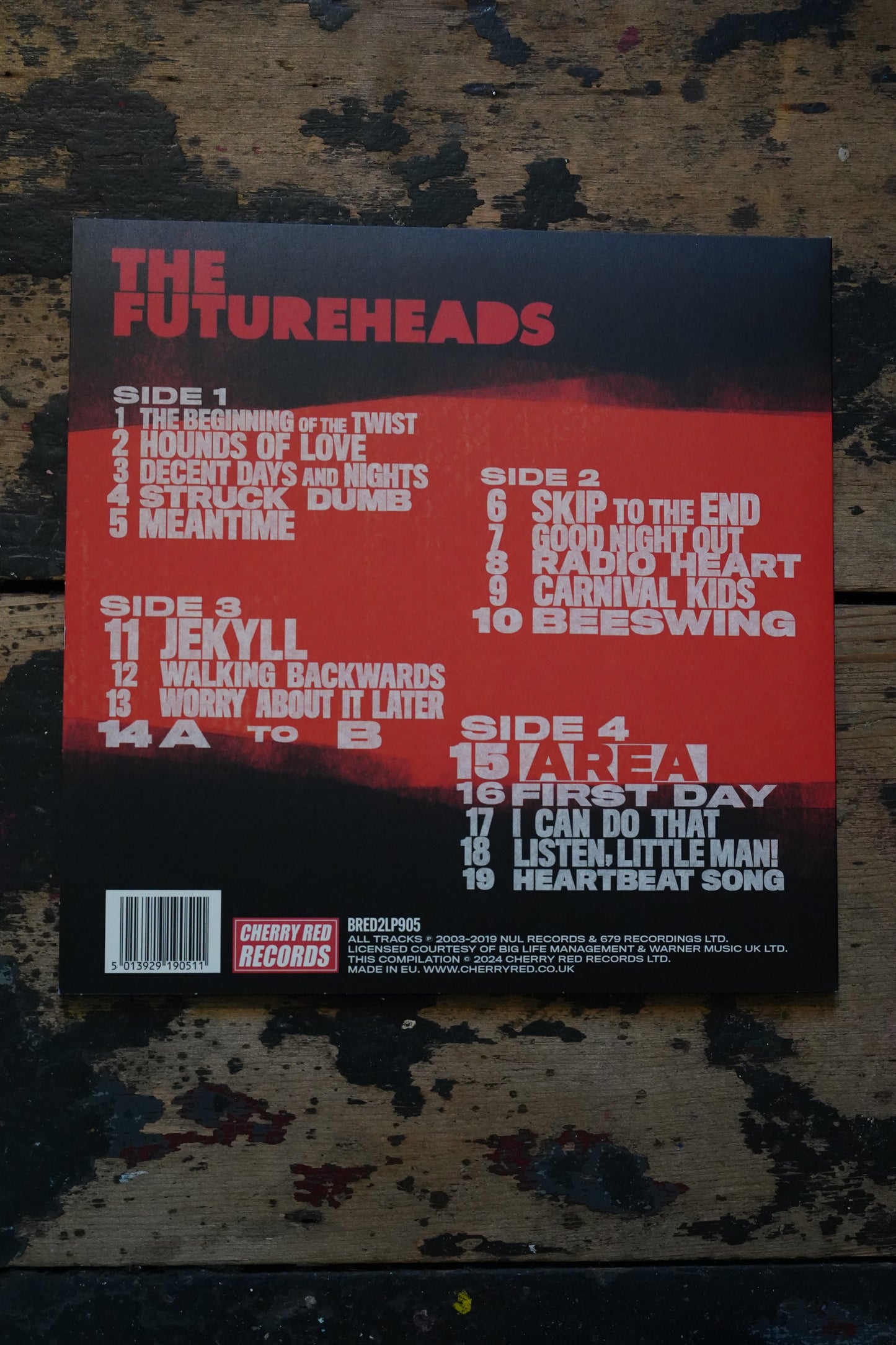 The Futureheads 'Decent Days And Nights: The Singles' Signed 12 inch vinyl