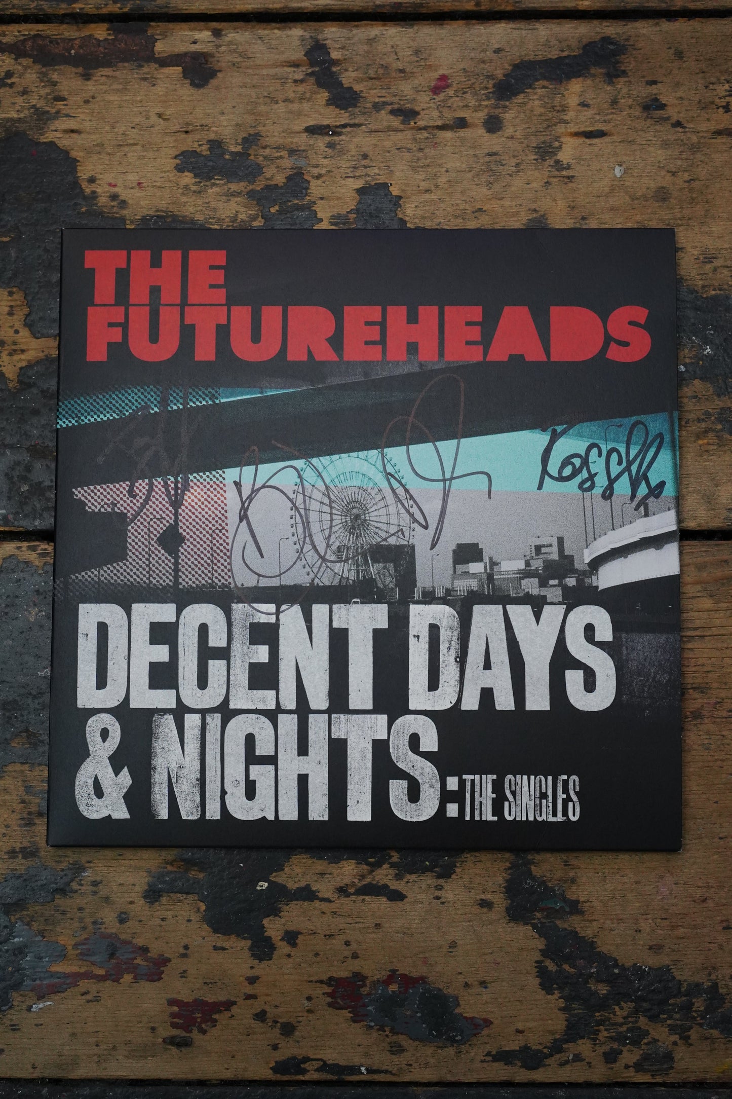 The Futureheads 'Decent Days And Nights: The Singles' Signed 12 inch vinyl