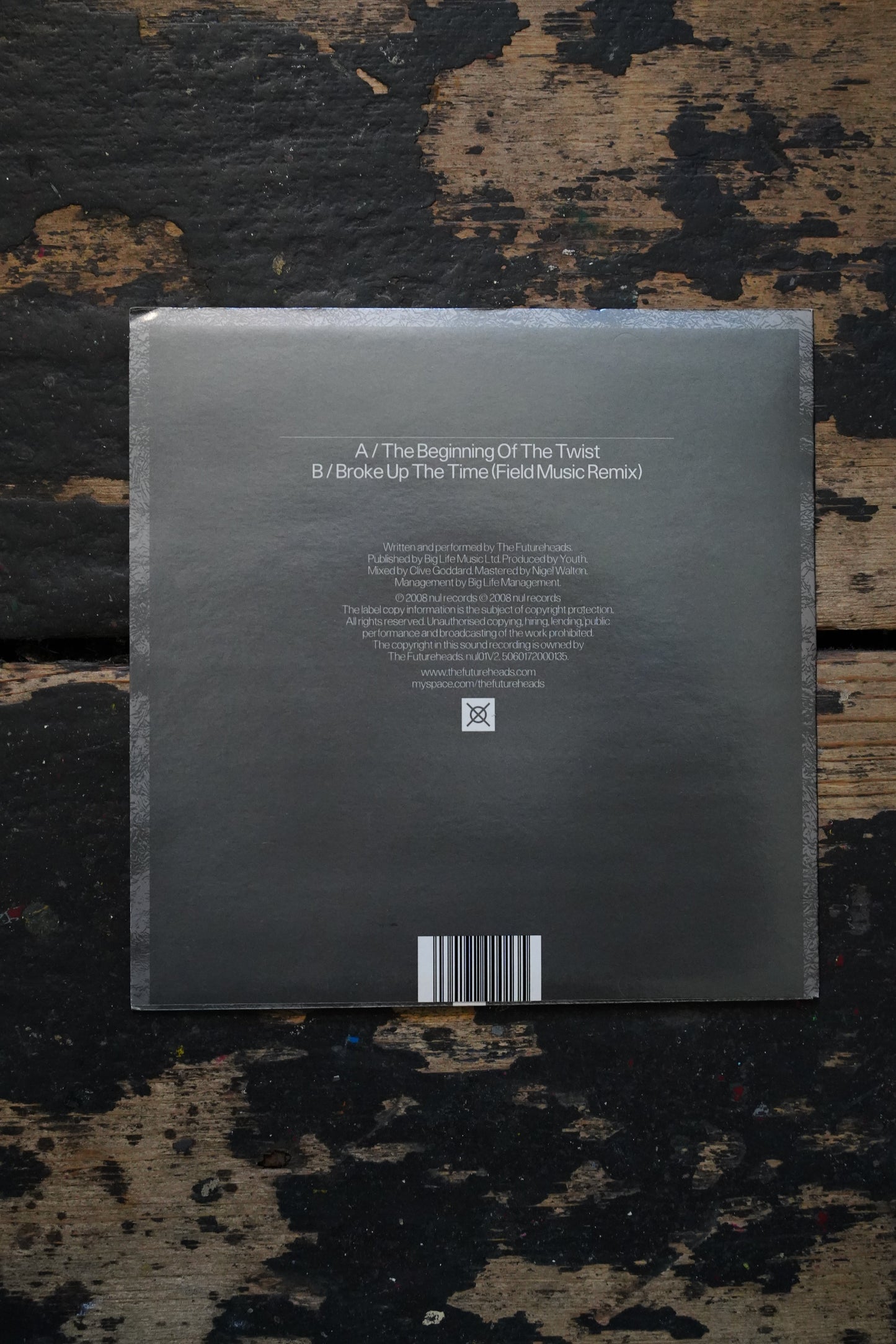 The Futureheads 'The Beginning Of The Twist' 7 inch vinyl