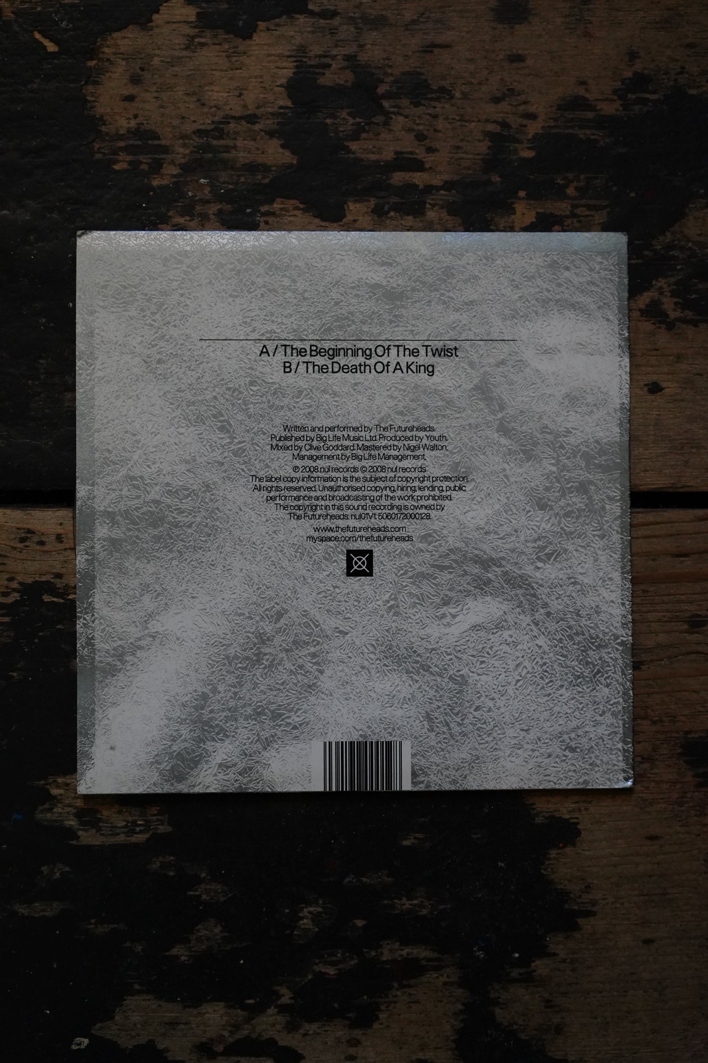 The Futureheads 'The Beginning Of The Twist' 7 inch vinyl