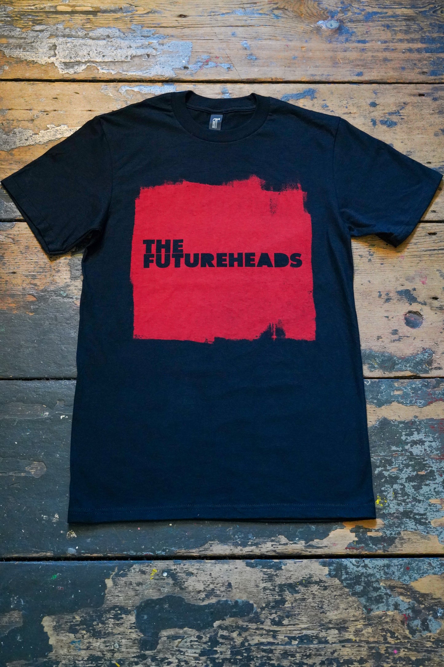 The Futureheads Black and Red Logo Tee